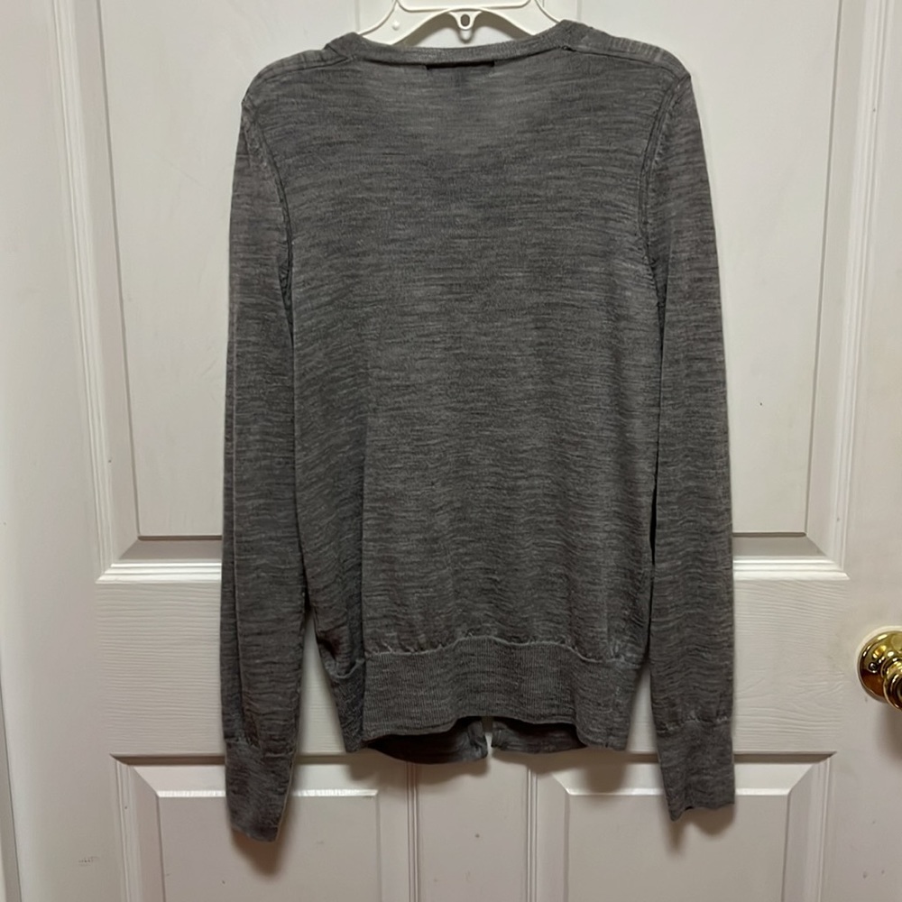 Women’s Gray Cardigan, Size M - Picture 4 of 7